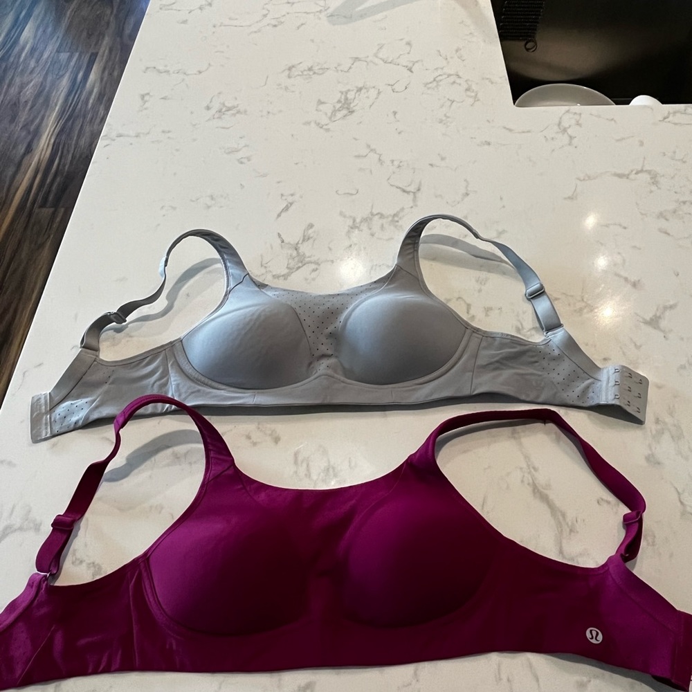 TWO lululemon run times sports bras